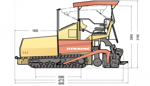 Blueprint side view F6C