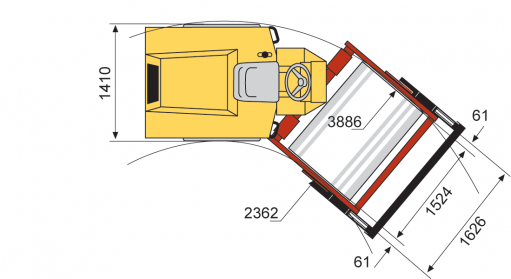Blueprint top view CA141PD