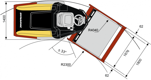 Blueprint top view CA144D