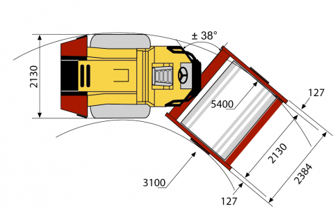 Blueprint top view CA302DCO