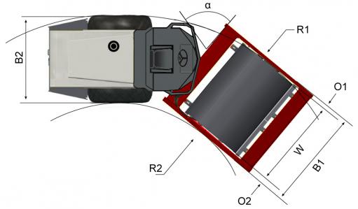 Blueprint top view Dynapac CA250P