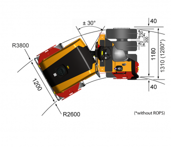 Blueprint top view CC1200C