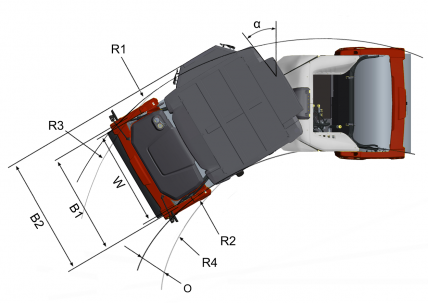 Blueprint top view Dynapac CC5200 VI
