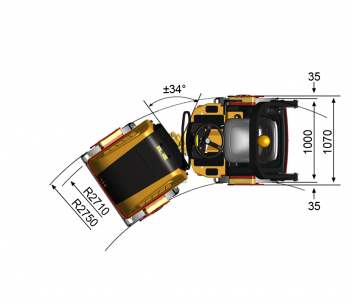 Blueprint top view CC1000
