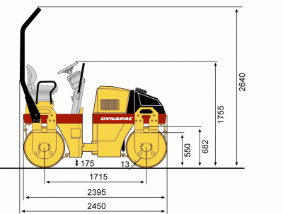 Blueprint side view CC122