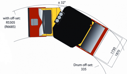 Blueprint top view CC334HF