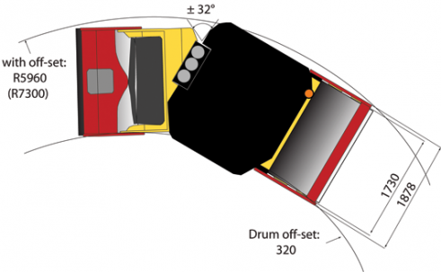 Blueprint top view CC424HF