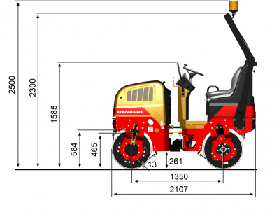 Blueprint side view CC900G