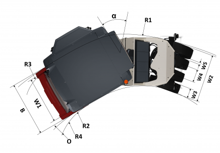 Blueprint top view Dynapac CC3200C VI 