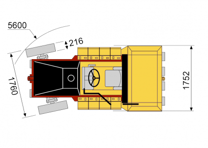 Blueprint top view CP142