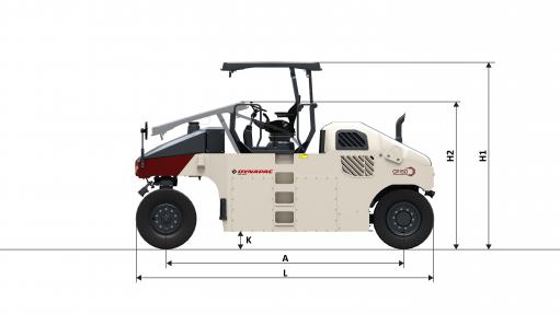 Blueprint side view CP150