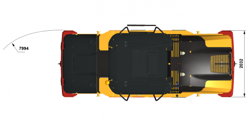Blueprint top view CP224