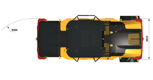 Blueprint top view CP224W