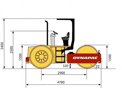 Blueprint side view CS142N