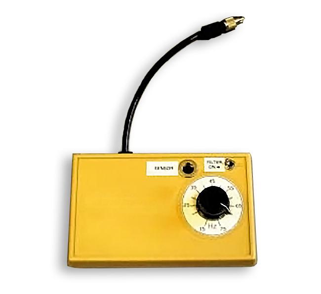 Frequency and amplitude meter filter